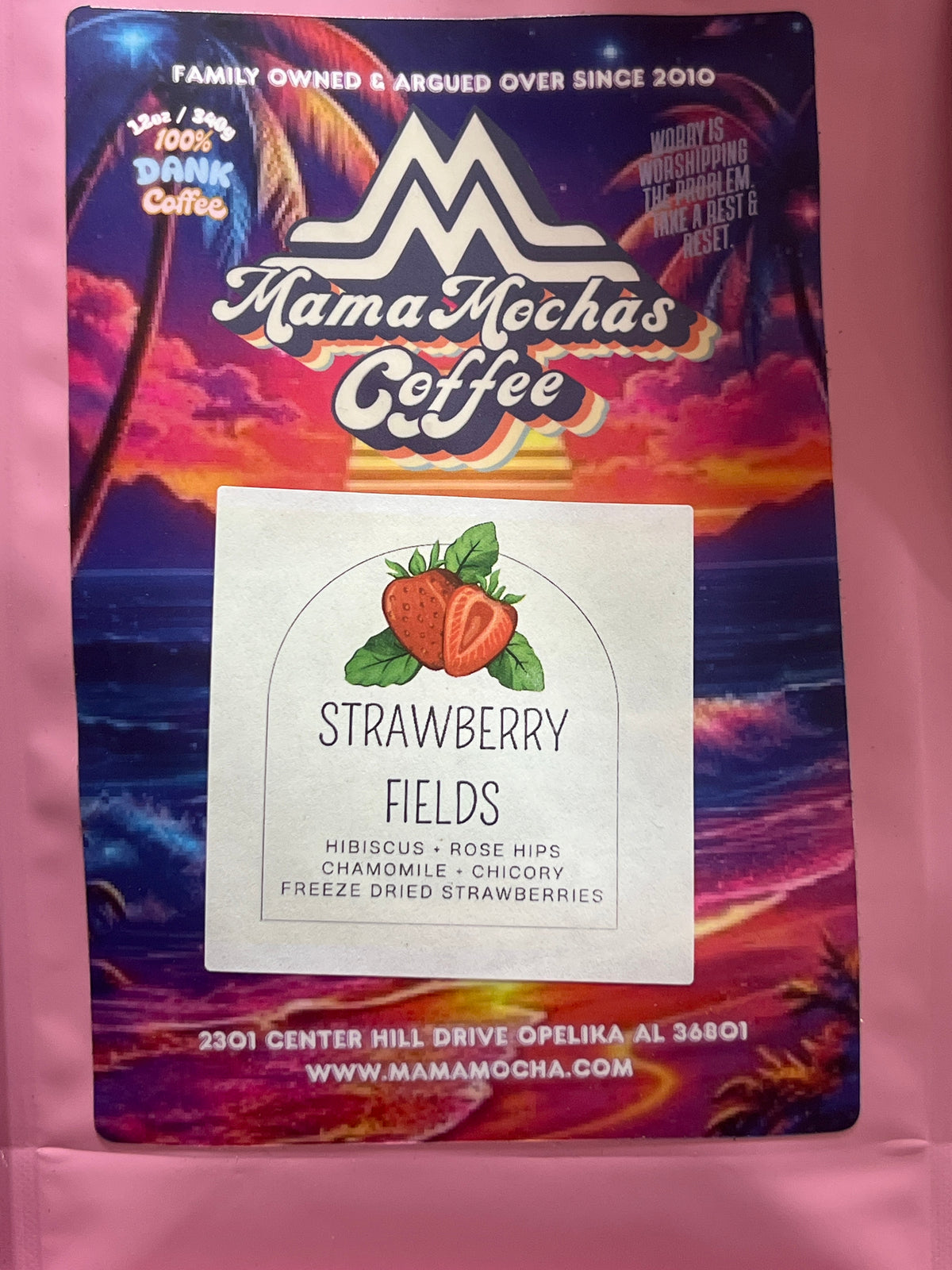 Strawberry fields 8oz loose tea herbal