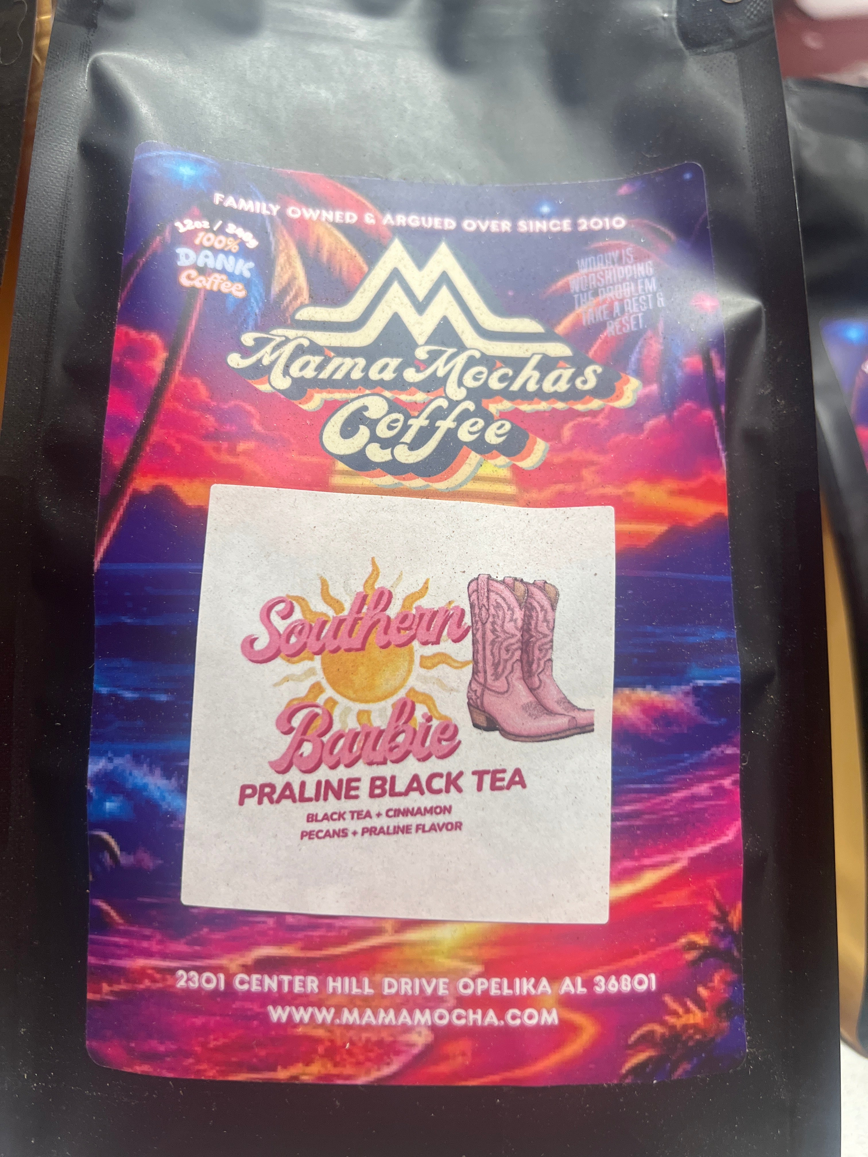 Southern Belle praline loose black tea 1/2lb