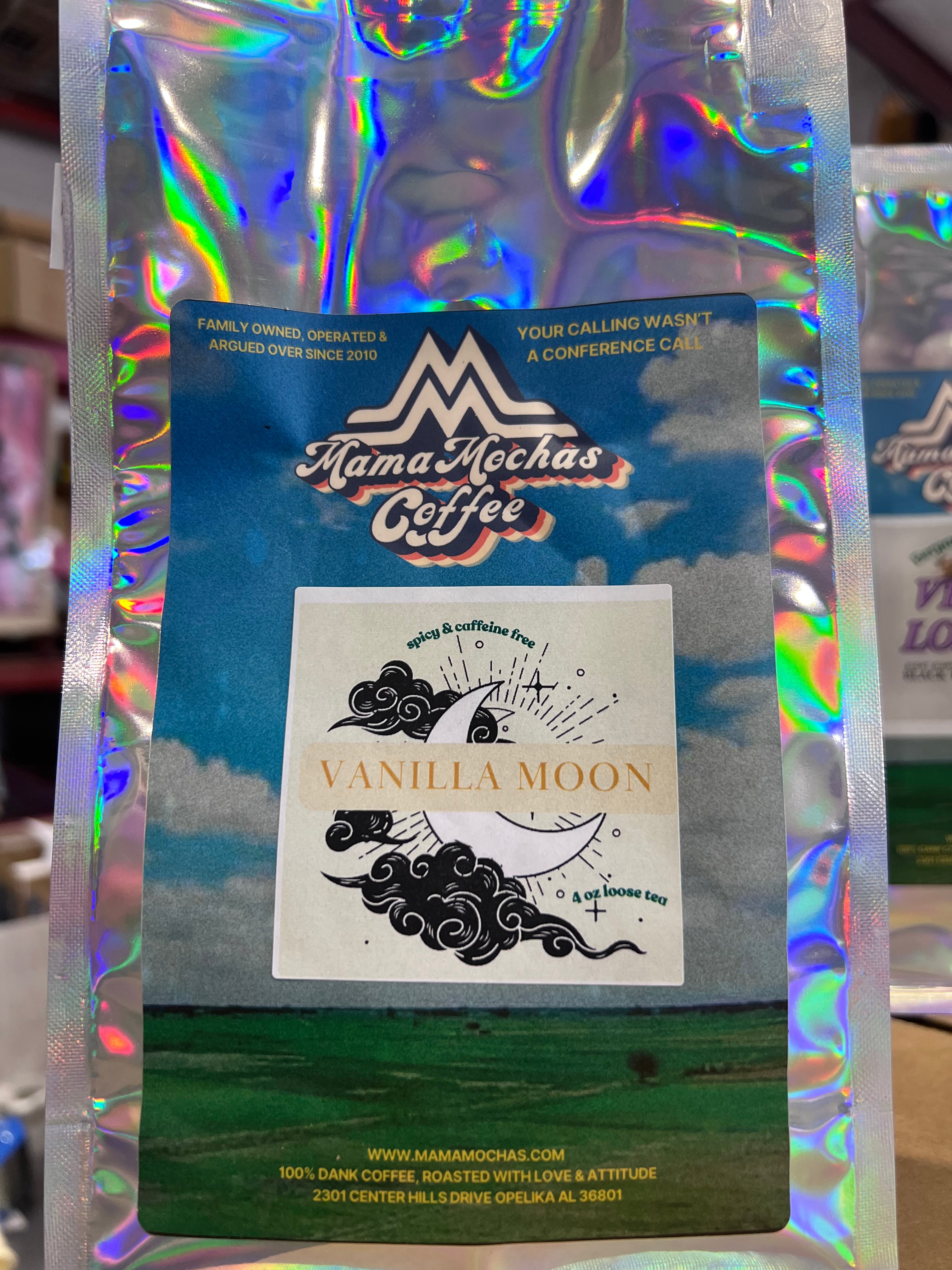 Vanilla Moon -loose herbal tea quarter lb-