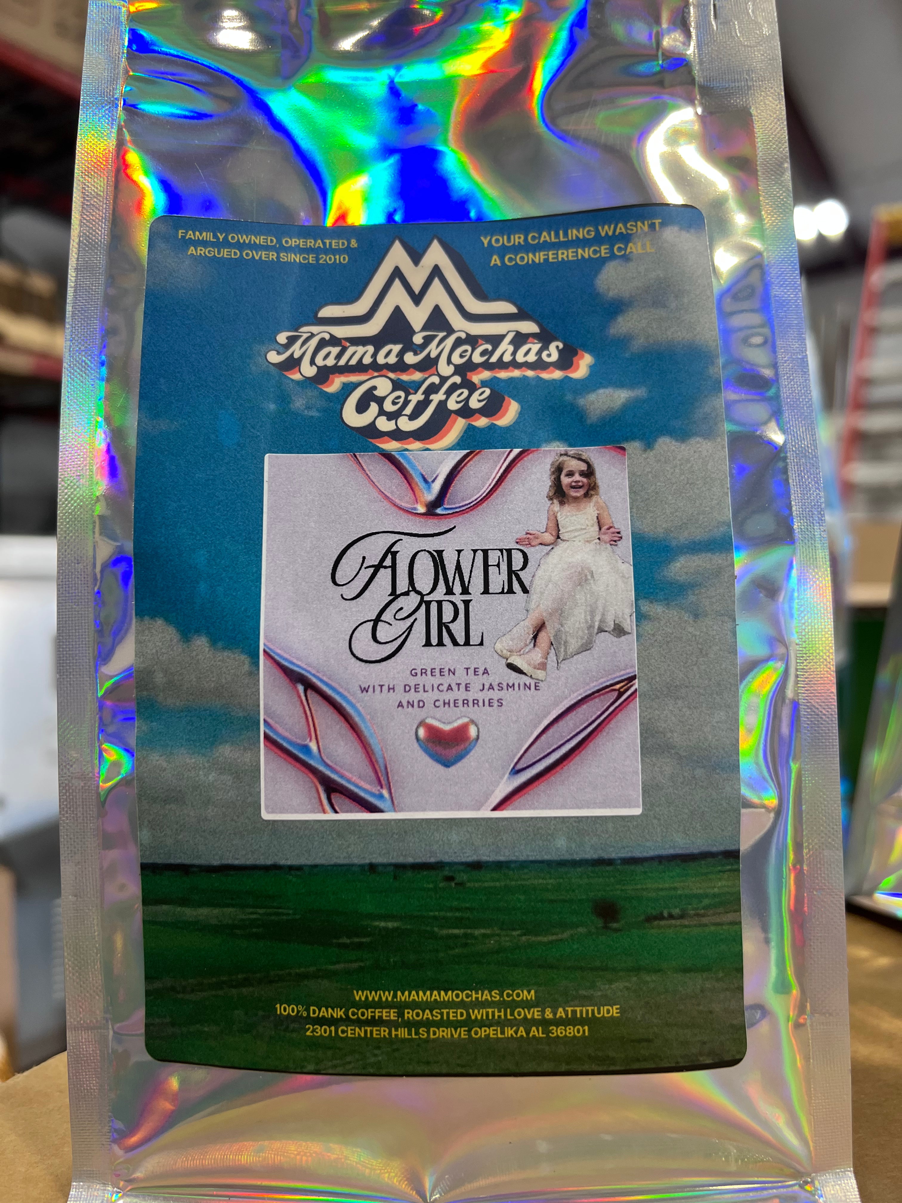 Flower Girl - loose green tea quarter lb-